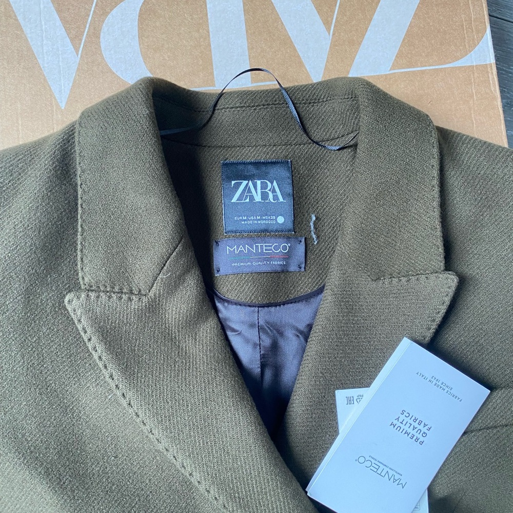 π 2024 ZARA WOOL MANTECO COAT - Picture 3 of 16